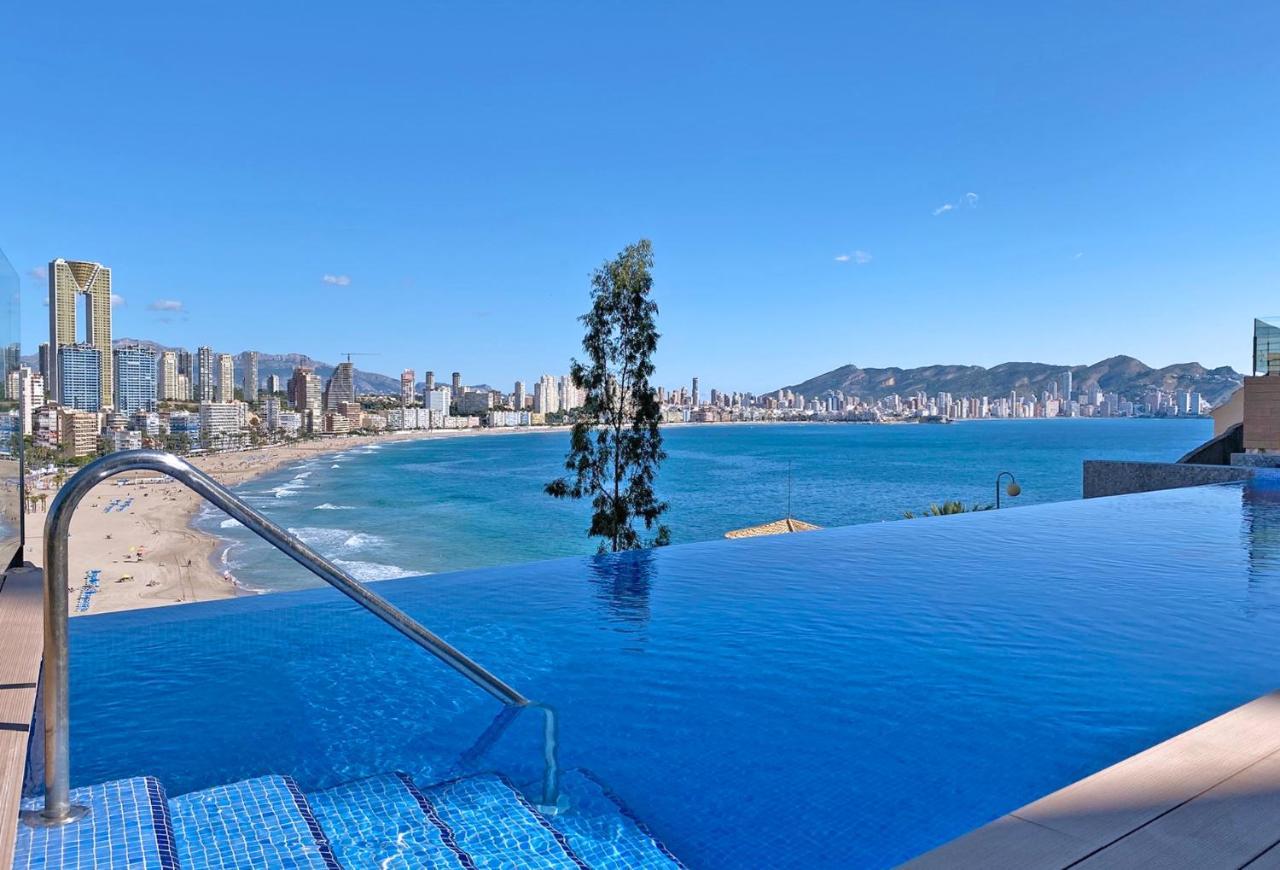 Luxury Apartment With Private Hot Tub By Poniente Beach Benidorm Exterior foto